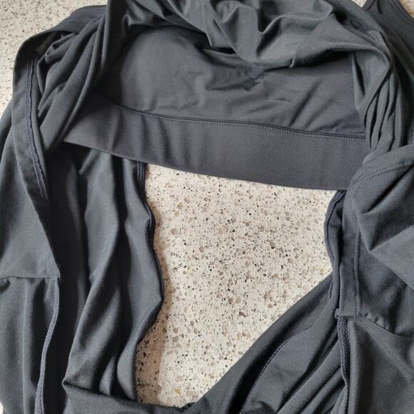 NWT Halara Double Strap Pleated Open Back Yoga Cami Top Built-in Sports Bra✨️M - Picture 15 of 16